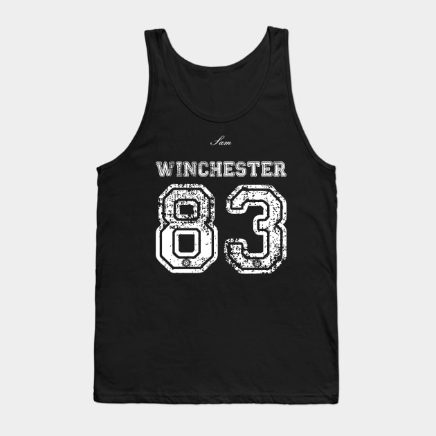 Sam Winchester Tank Top by Silentrebel